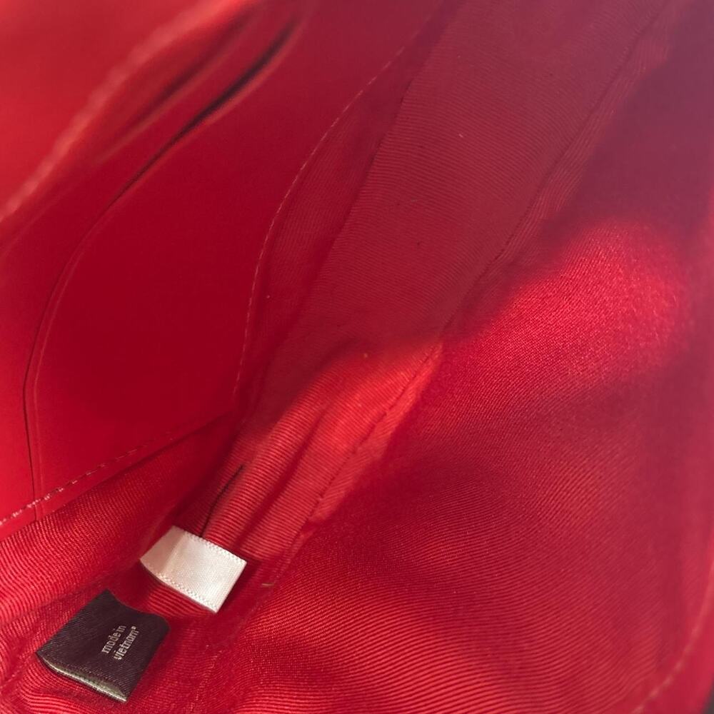 Coach Authentic Jade Mini Belt Bag F79941 In Red Pebble Leather - Picture 7 of 8